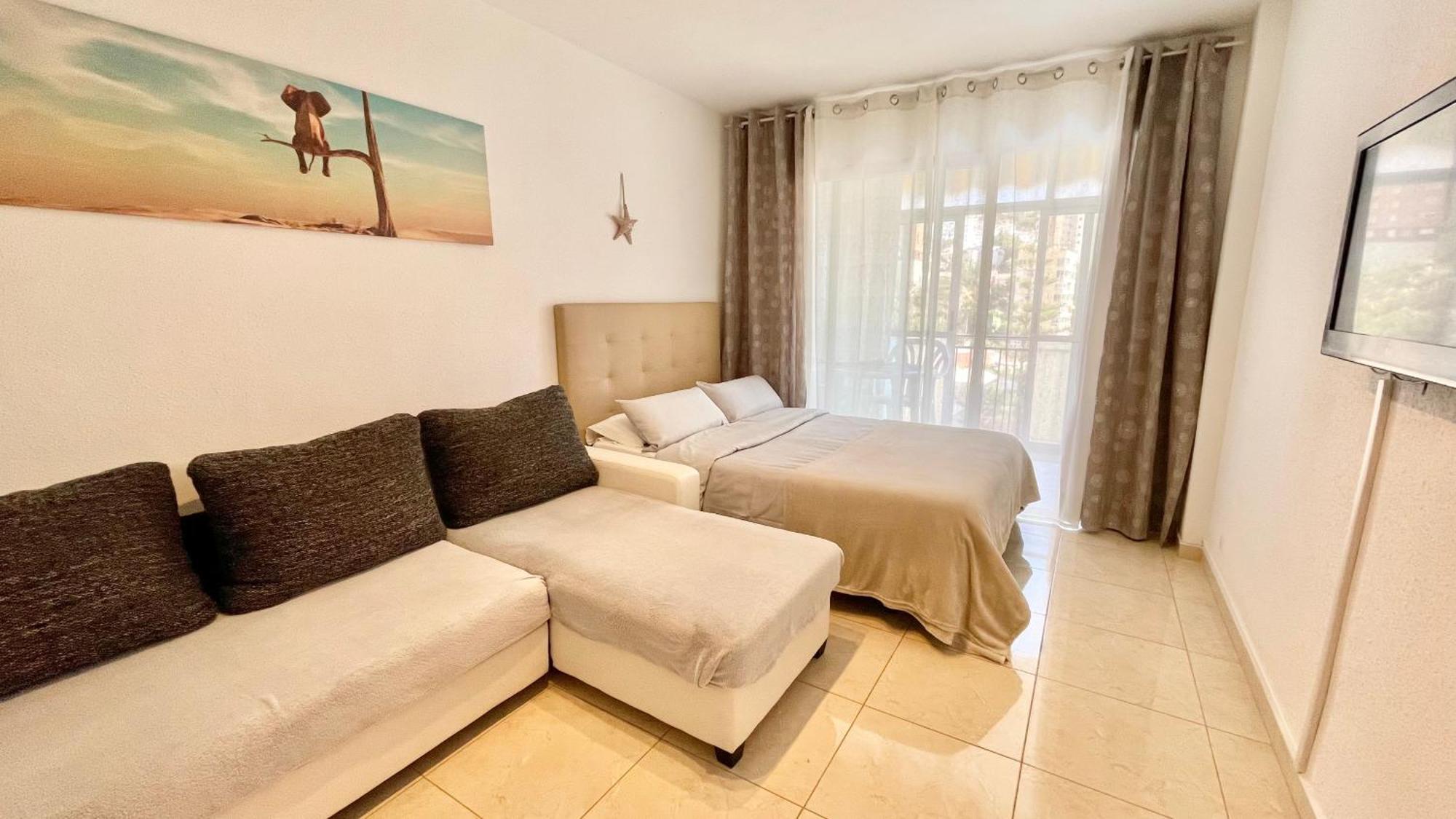 Beach Studio Apartment Hannibal La Cala Finestrat เบนิดอร์ม ภายนอก รูปภาพ