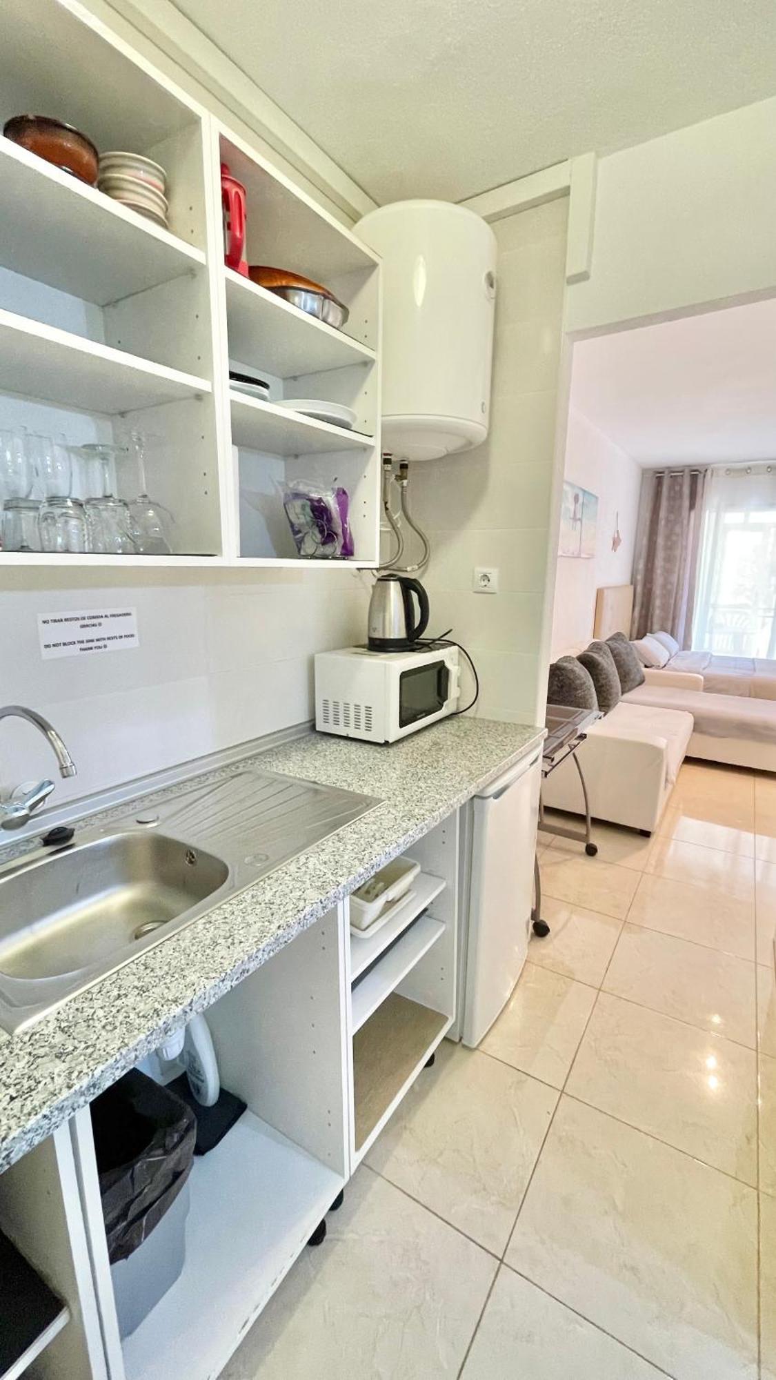 Beach Studio Apartment Hannibal La Cala Finestrat เบนิดอร์ม ภายนอก รูปภาพ